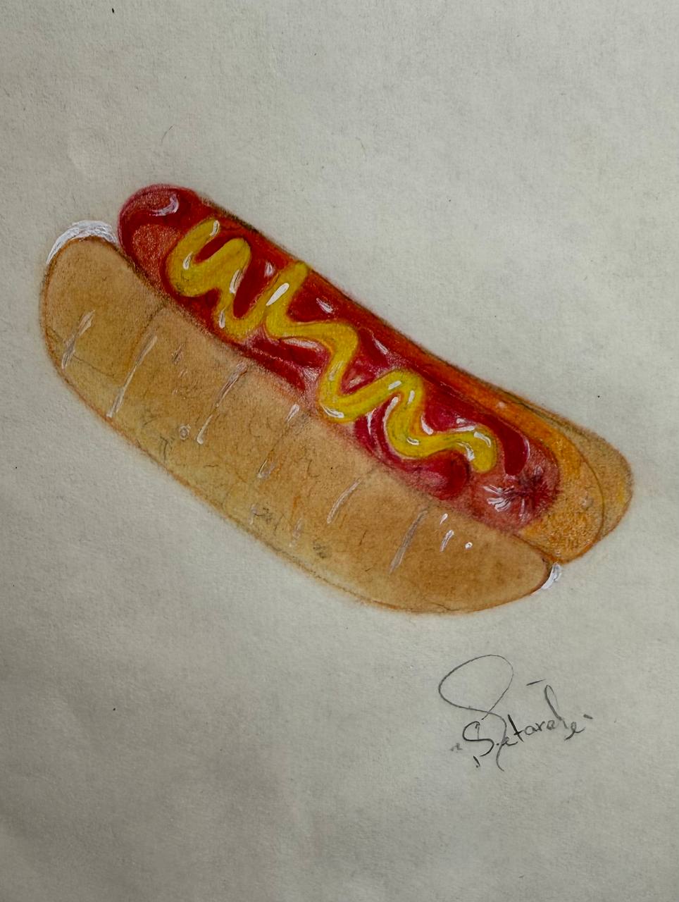 آموزش نقاشی سیاه قلم زهرا تولایی